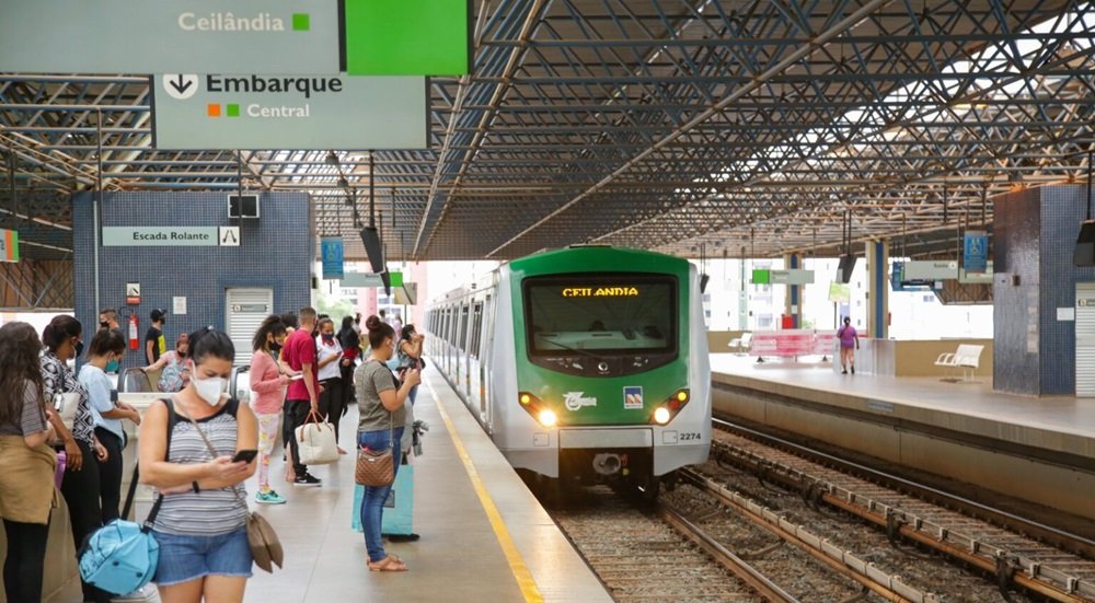 GDF inicia licitação para a expansão da linha 1 do Metrô em Ceilândia GDF inicia licitação para a expansão da linha 1 do Metrô em Ceilândia