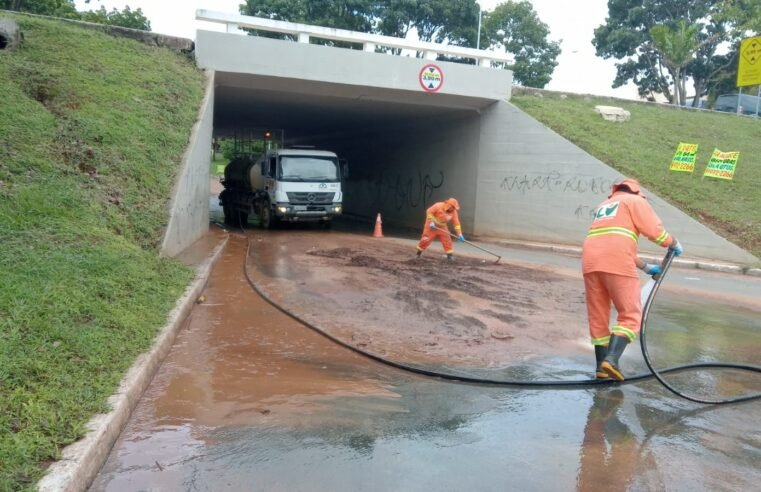 Governo age rápido para reduzir o impacto das chuvas em todo o DF