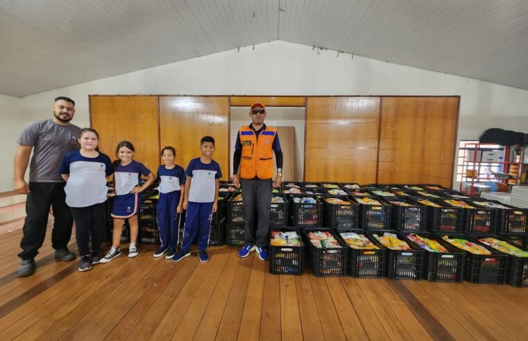 Projeto social no Paranoá recebe doação de alimentos de campanha solidária