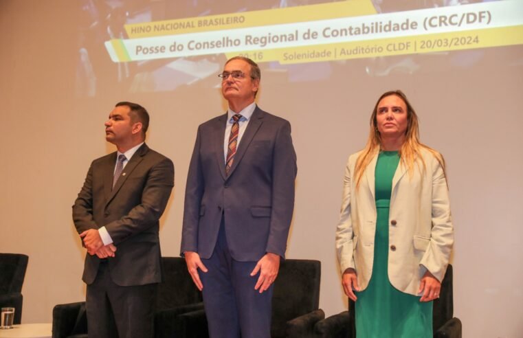 Celina Leão participa da posse do Conselho Regional de Contabilidade do DF