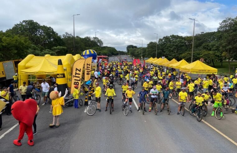 Passeio ciclístico comemora o Mês da Mulher