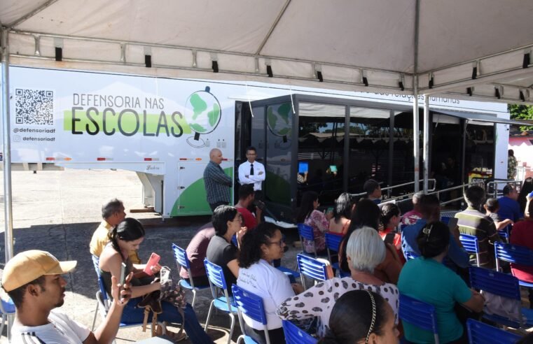 Escola de Planaltina é a primeira a receber projeto itinerante da Defensoria Pública