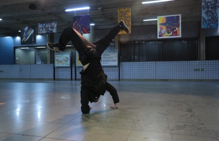 Grafite e dança são atrações na Estação Central do Metrô-DF