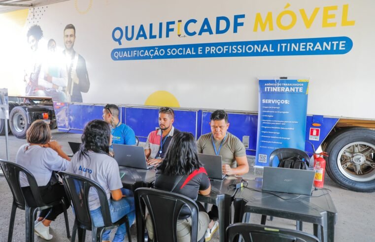 Mais de 800 vagas disponíveis para o programa de capacitação QualificaDF Móvel