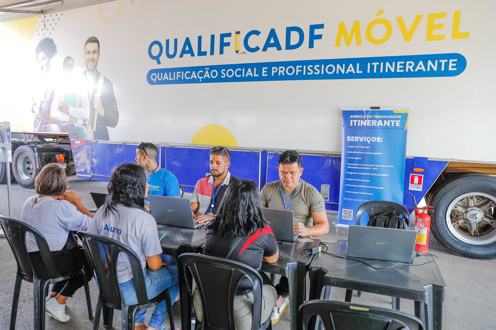 Mais de 800 vagas disponíveis para o programa de capacitação QualificaDF Móvel