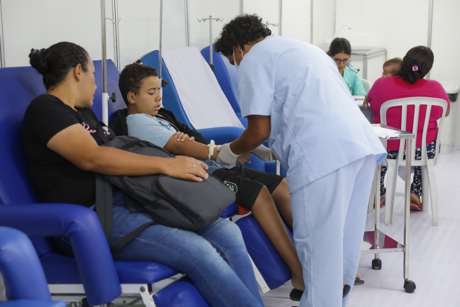 Plano Piloto recebe tenda de acolhimento a pacientes com dengue nesta sexta (26) Plano Piloto recebe tenda de acolhimento a pacientes com dengue nesta sexta (26)