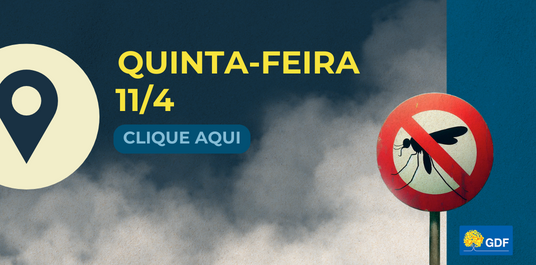 Veja a rota do fumacê nesta quinta-feira (11)