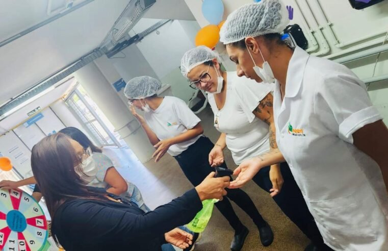 Ação promove conscientização sobre a importância da higienização das mãos