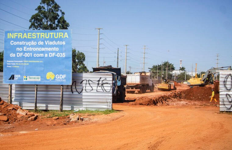 Com estruturas prontas, viaduto do Jardim Botânico chega à fase de escavação