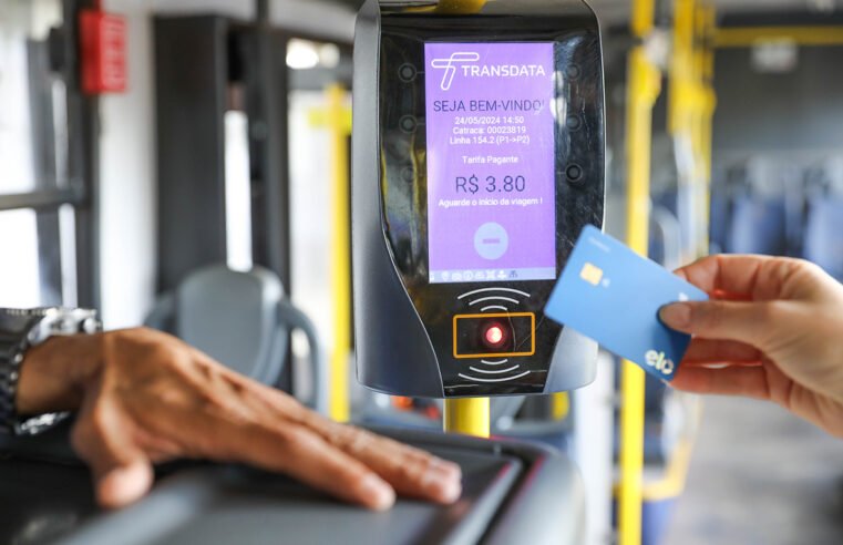 Em fase de testes, mais de 130 ônibus já circulam com pagamento digital