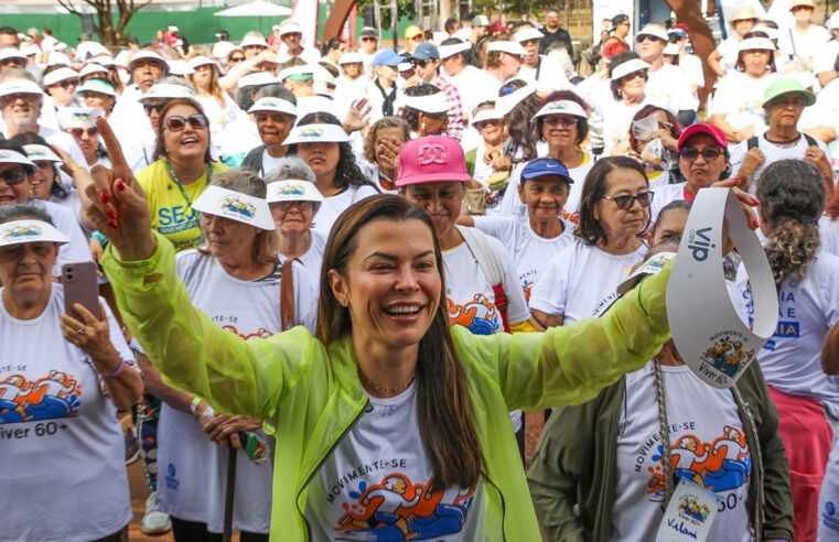 Ação especial no Parque da Cidade conscientiza sobre proteção da pessoa idosa