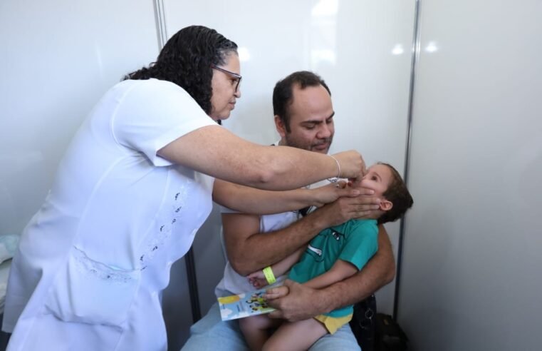 Dia D contra a poliomielite imunizou mais de 10 mil crianças