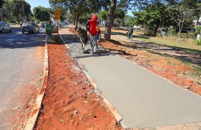 Novas calçadas levam mais acessibilidade e segurança aos moradores do Gama