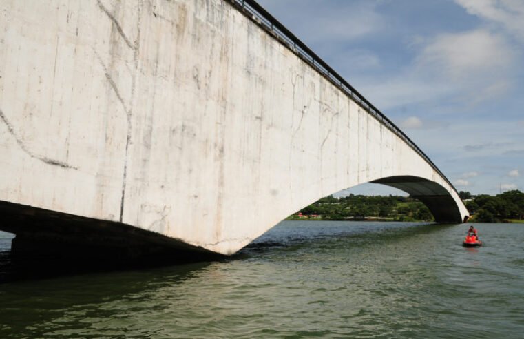 Ponte Honestino Guimarães é reforçada com novos cabos de protensão