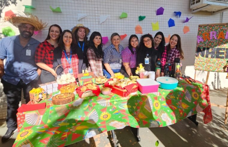 Colaboradores do HRSM participam de arraiá julino