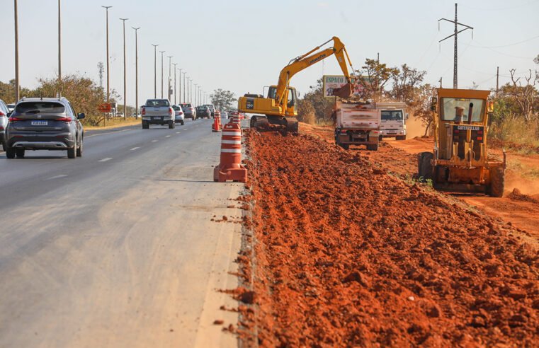 Equipes iniciam pavimentação de primeiro trecho da terceira faixa na BR-020