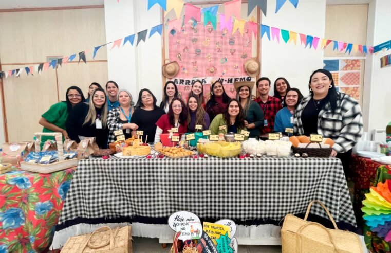 Núcleo de Hemoterapia do HRSM promove dois dias de festa julina