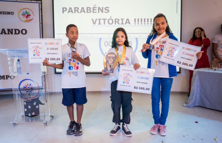 Projeto Soletrando no Campo encerra 6ª edição com premiação de vencedores