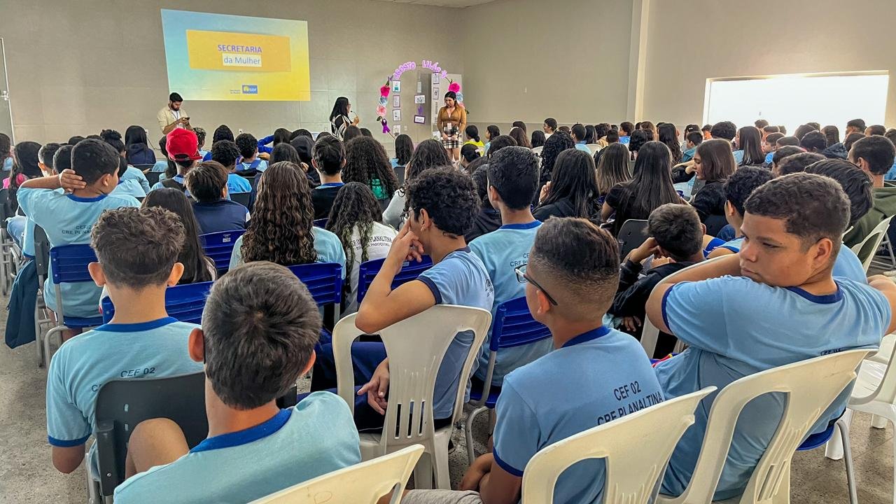 Escola de Planaltina recebe palestras sobre violência doméstica