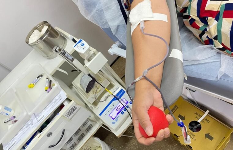 Colaborador Sangue Bom ajuda estoques do banco de sangue do Hemocentro