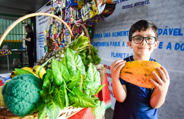 Projeto incentiva bons hábitos alimentares na Escola Classe 61 de Ceilândia