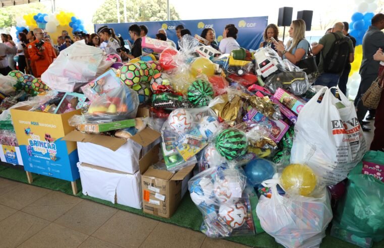 Campanha Vem Brincar Comigo arrecada 20 mil brinquedos e bate recorde