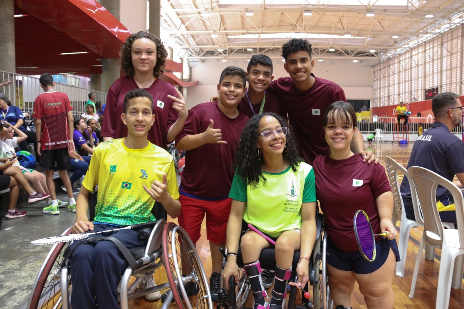 DF encerra Paralimpíadas Escolares com medalhas de ouro em atletismo, natação, badminton e bocha DF encerra Paralimpíadas Escolares com medalhas de ouro em atletismo, natação, badminton e bocha
