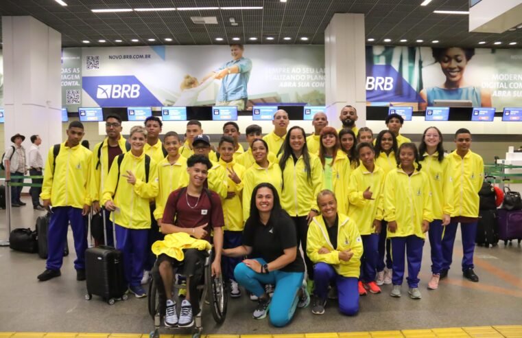 Estudantes do DF desembarcam em São Paulo para as Paralimpíadas Escolares