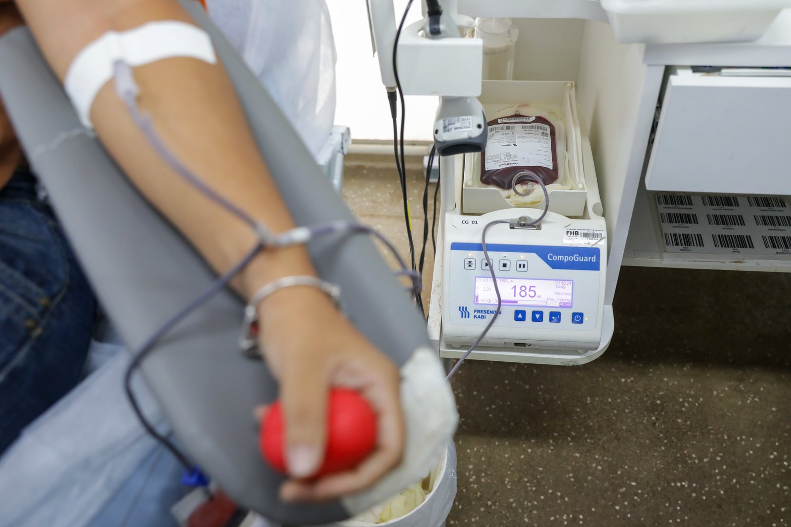 Hemocentro de Brasília bate recorde no Dia Nacional do Doador de Sangue