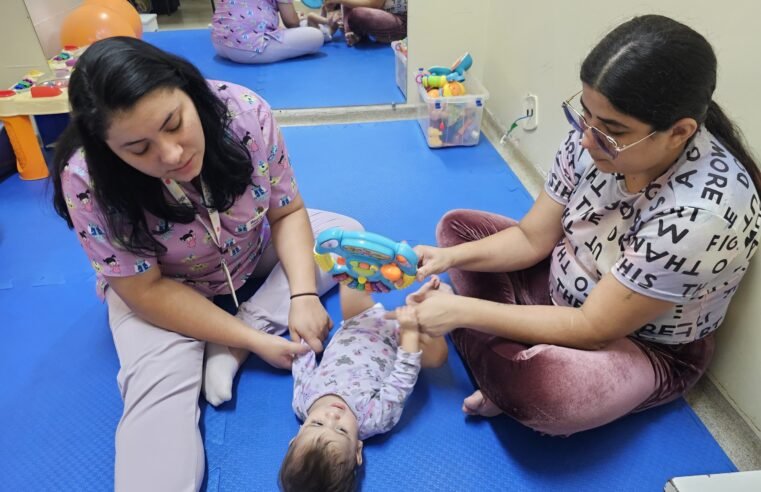 Hospital Regional de Santa Maria oferece estimulação precoce para crianças de até 3 anos