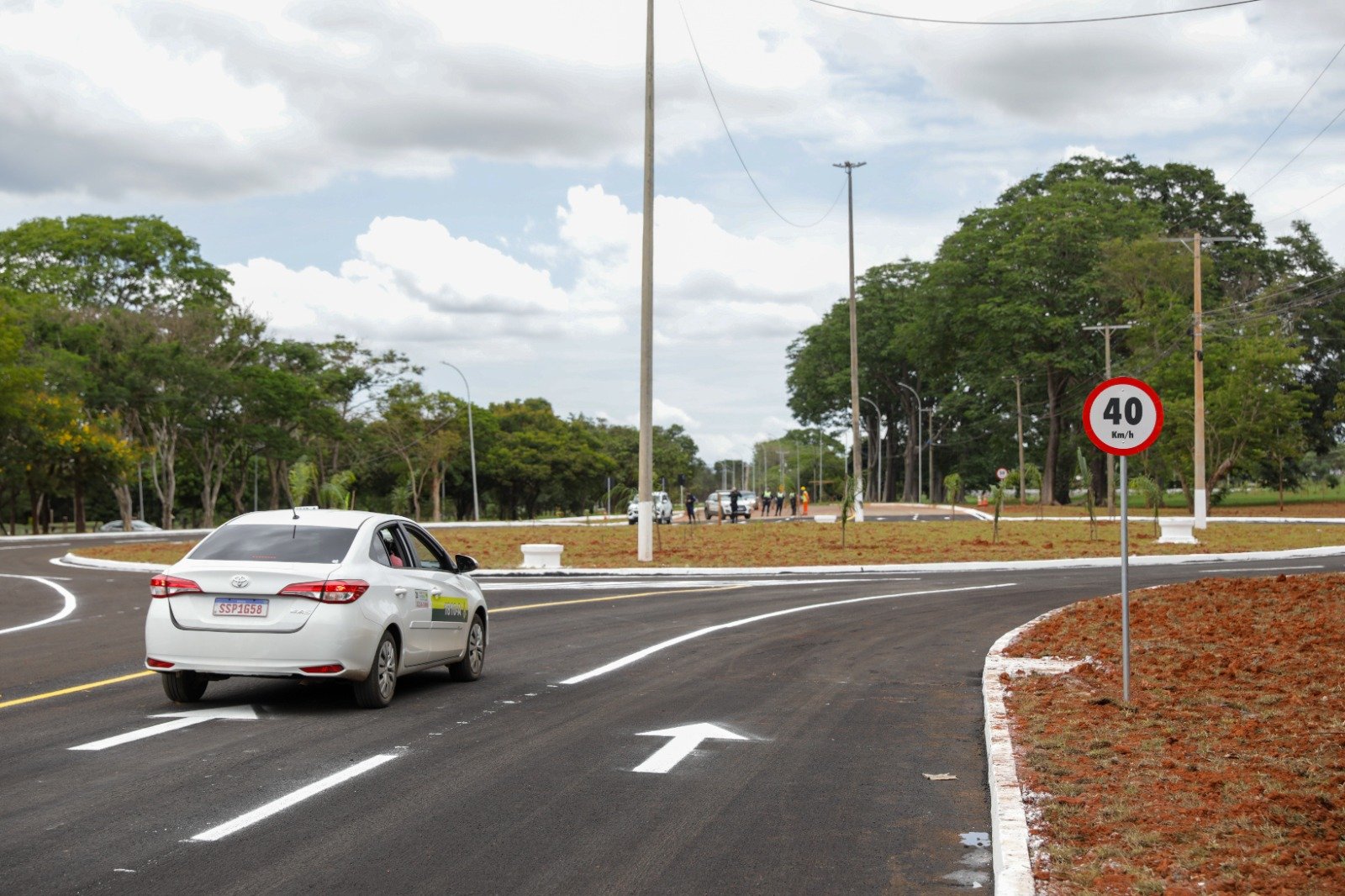 Novo acesso da Epig ao Parque da Cidade é liberado para trânsito de veículos Novo acesso da Epig ao Parque da Cidade é liberado para trânsito de veículos