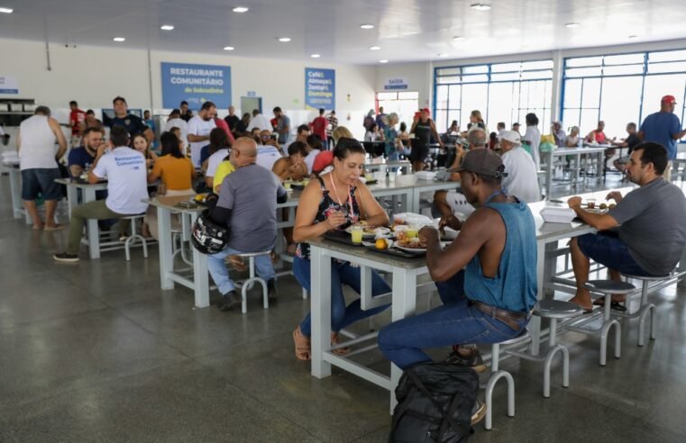Pesquisa vai identificar perfil sociodemográfico dos frequentadores dos Restaurantes Comunitários