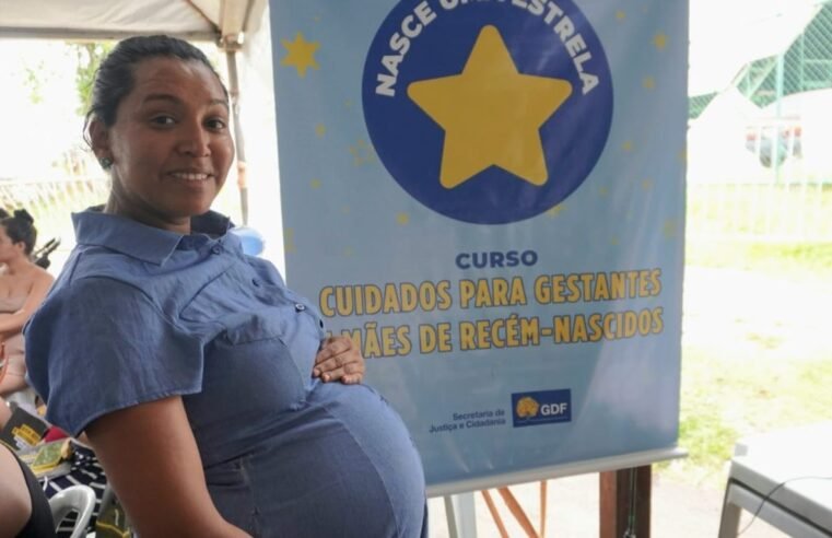 Projeto Nasce uma Estrela reúne 100 futuras mães durante o GDF Mais Perto do Cidadão