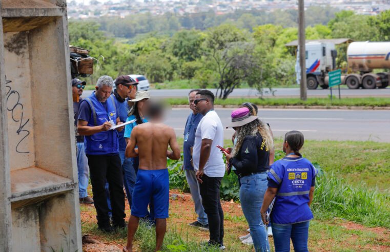 Samambaia recebe ação coordenada do GDF que promove acolhimento a pessoas em situação de rua