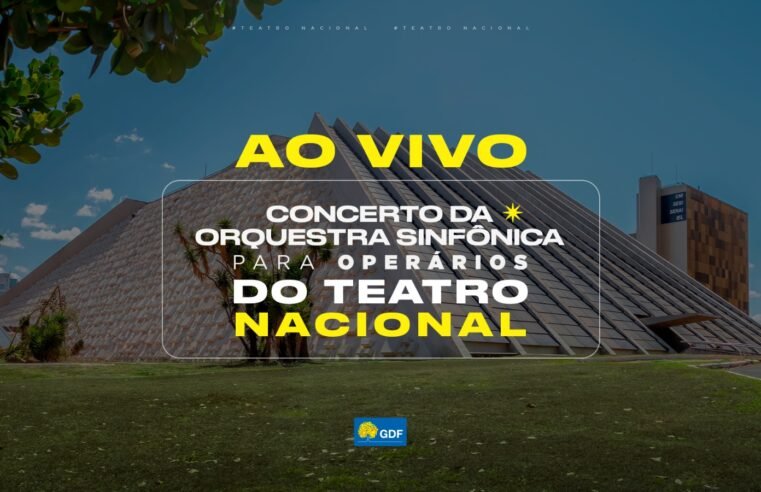 Ao Vivo: Acompanhe o concerto da Orquestra Sinfônica do Teatro Nacional