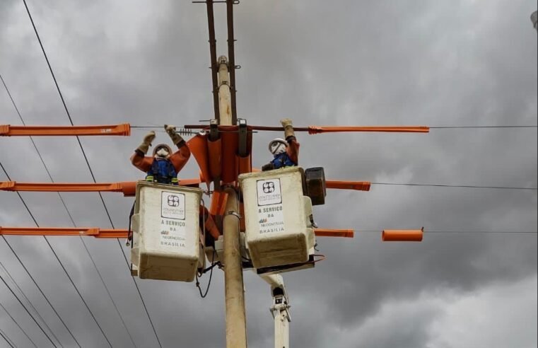 Áreas de Sobradinho, Gama e Asa Sul ficam sem energia para serviços na rede elétrica