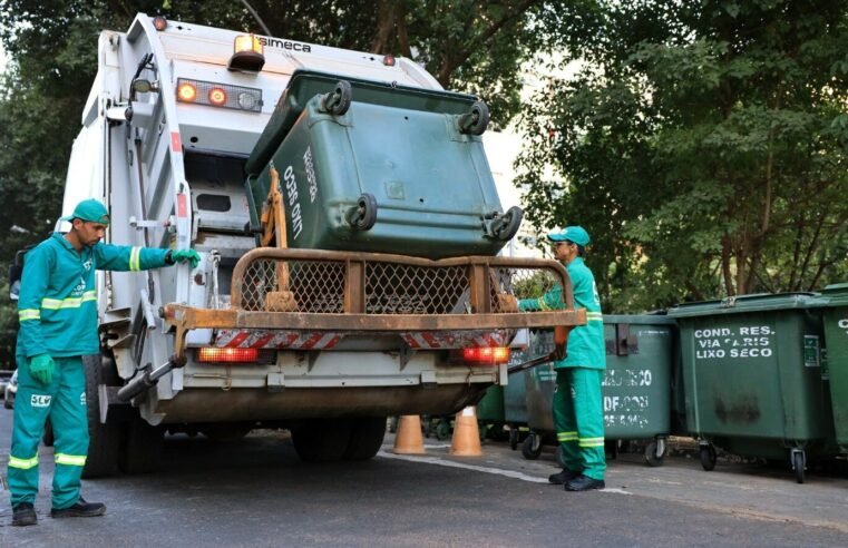 Cidades do DF terão mudanças nos horários de coleta de resíduos