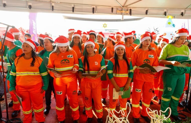 Coral dos Garis leva clima de Natal a shopping da Asa Sul
