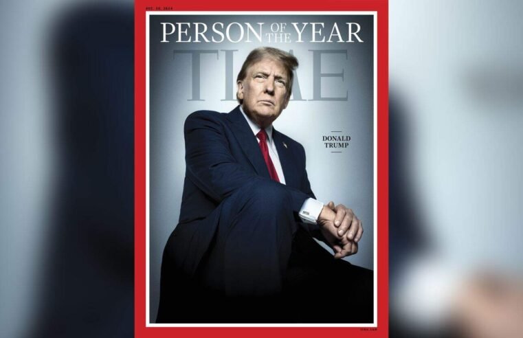 Donald Trump é eleito a “Pessoa do Ano” pela revista Time