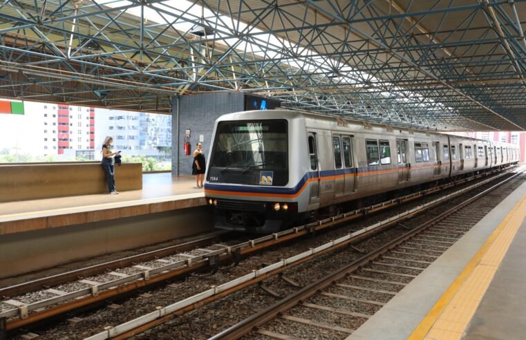 Estações do metrô-DF terão simulação de fumaça