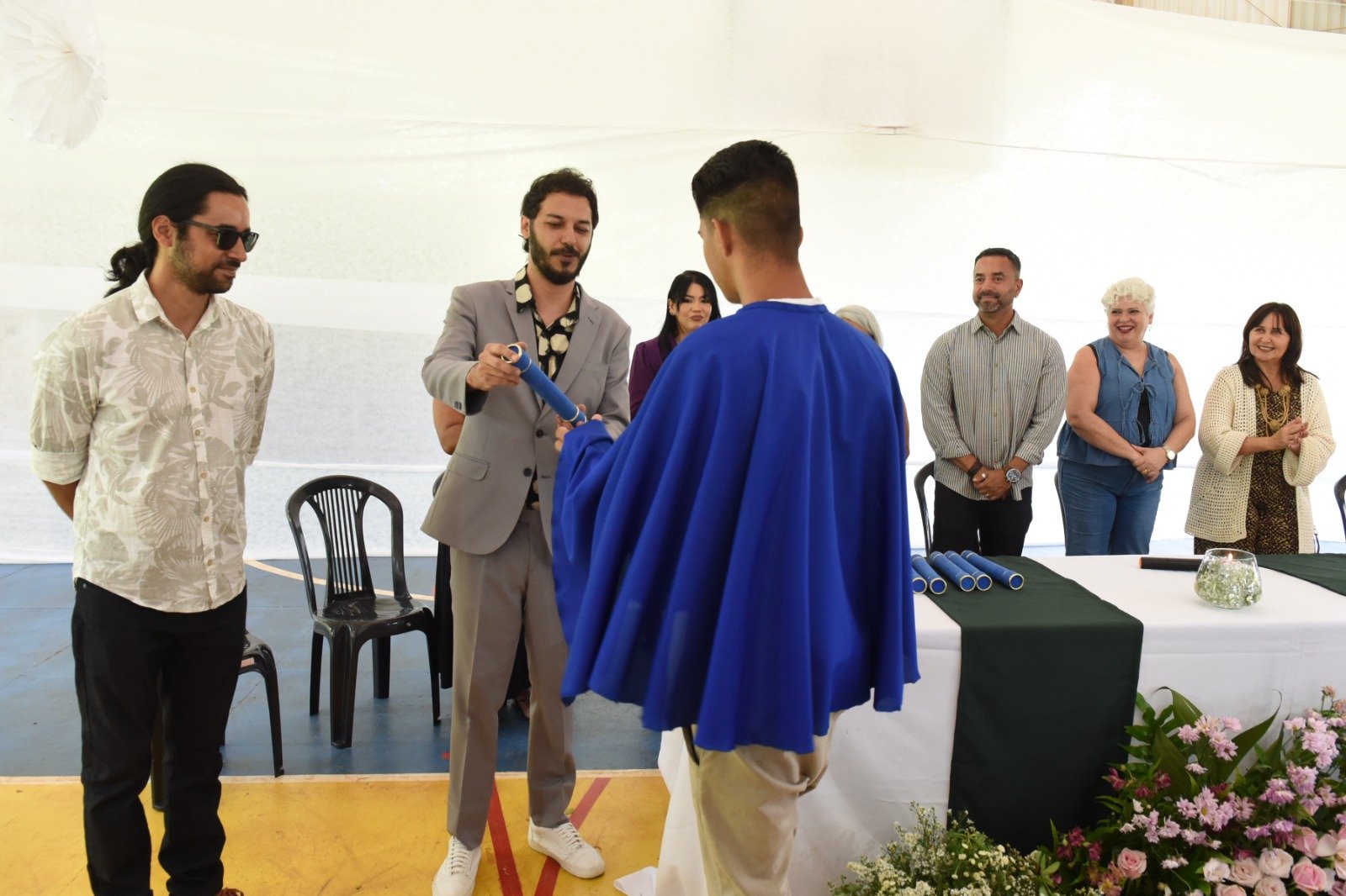 Estudantes da Escola do Parque da Cidade celebram formatura no ensino fundamental