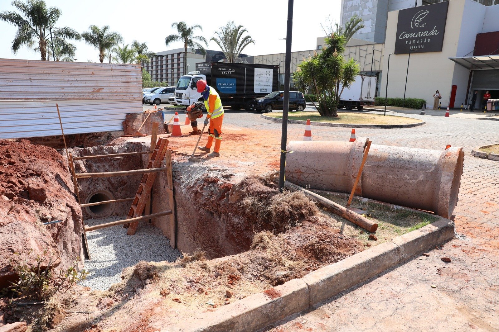 Novas bocas de lobo do Drenar DF estarão prontas para uso com liberação do sistema de escoamento