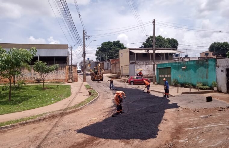 Obra vai melhorar trafegabilidade em vias do Sol Nascente/Pôr do Sol atingidas pela chuva