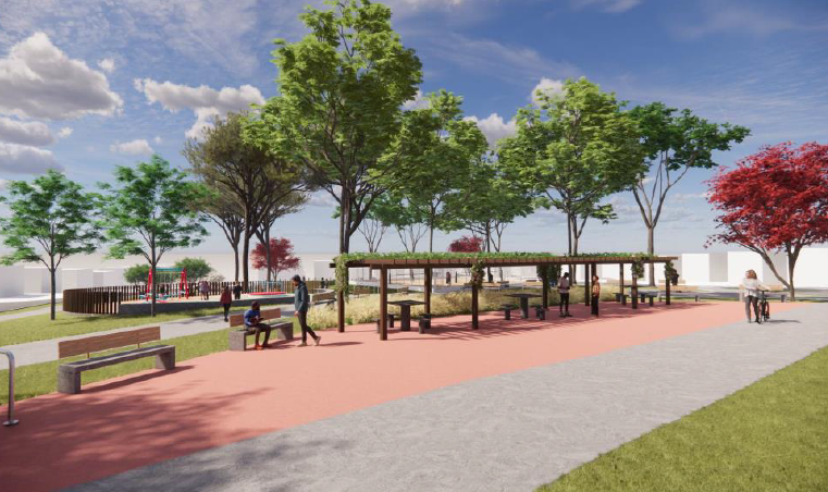 Praça da QE 56, no Guará, terá área de convivência, espaço para pets e quadras esportivas