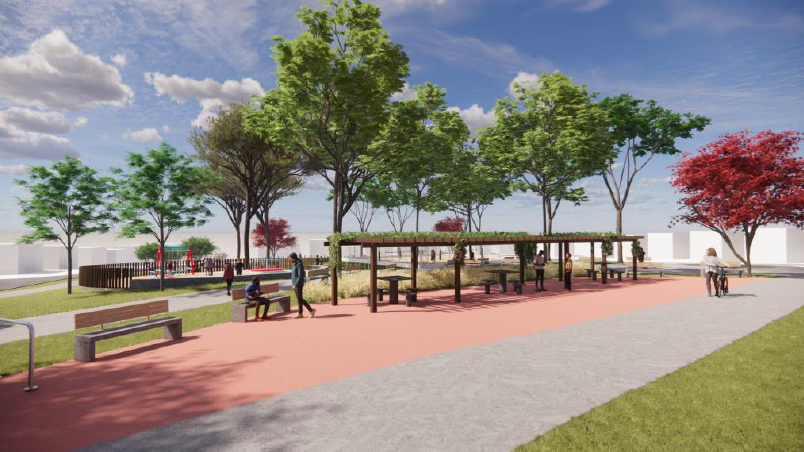 Praça da QE 56, no Guará, terá área de convivência, espaço para pets e quadras esportivas Praça da QE 56, no Guará, terá área de convivência, espaço para pets e quadras esportivas