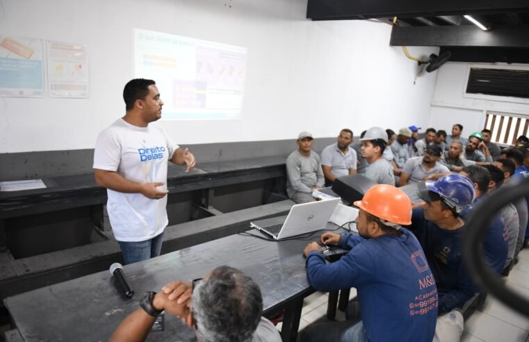 Projeto discute combate à violência doméstica com 100 trabalhadores da construção civil no Noroeste