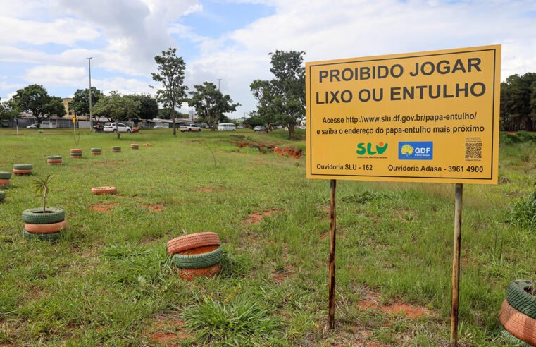 Projeto do GDF transforma áreas que eram usadas para descarte irregular