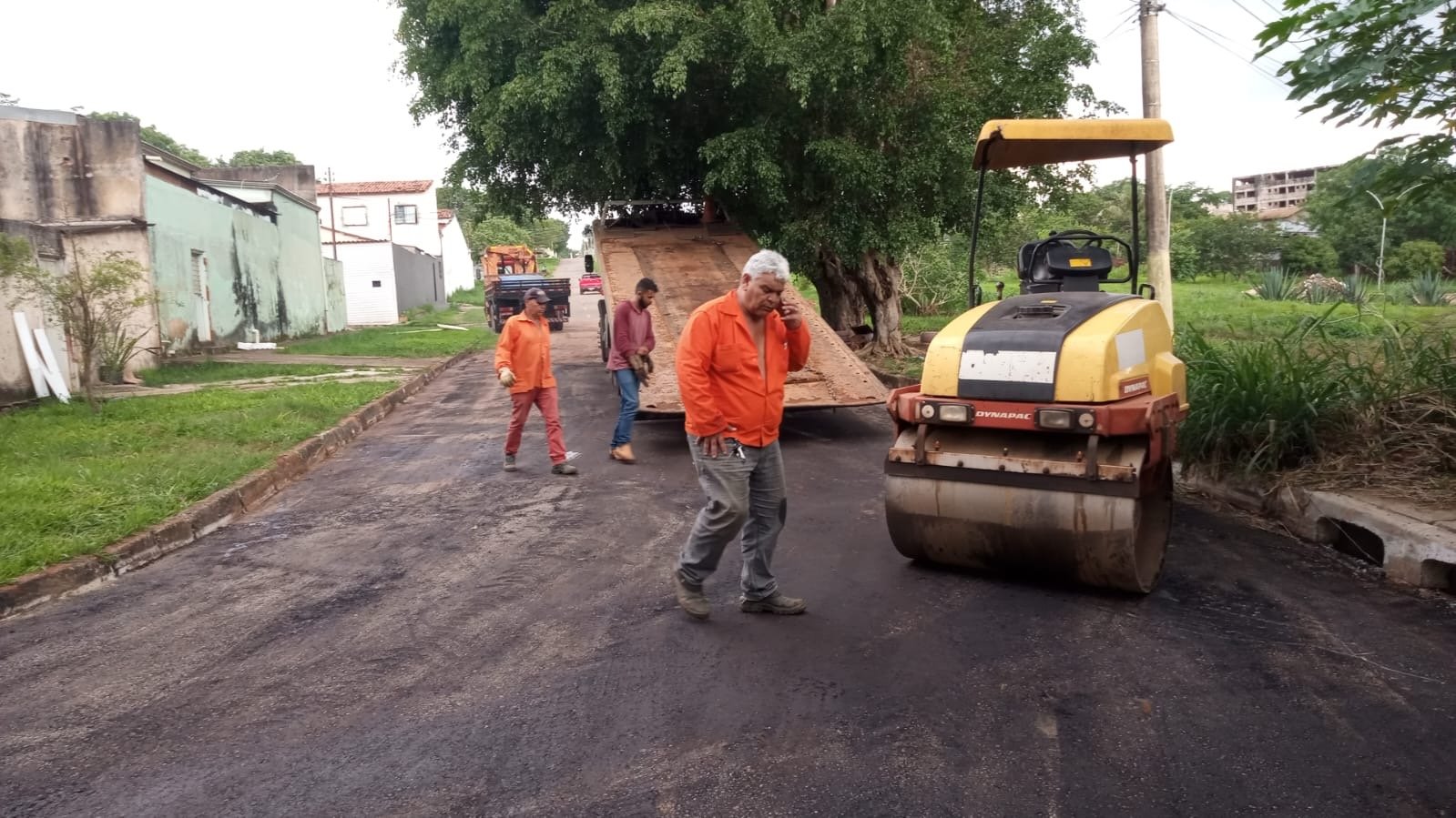 Quadra 1 de Sobradinho passa por ação emergencial para recuperação de asfalto