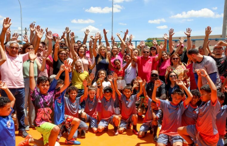 Riacho Fundo II ganha nova praça para prática de esportes, lazer e convivência da população