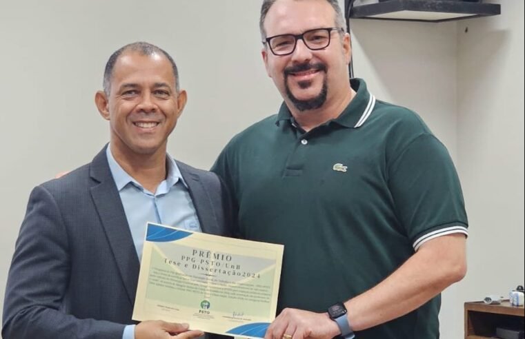 Servidor da Segurança Pública do DF é premiado pela UnB